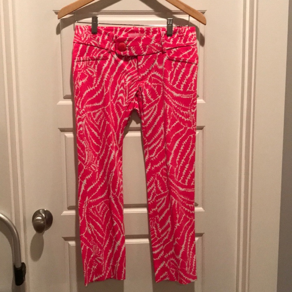 Lilly Pulitzer Luxury Capri - Pink Pattern